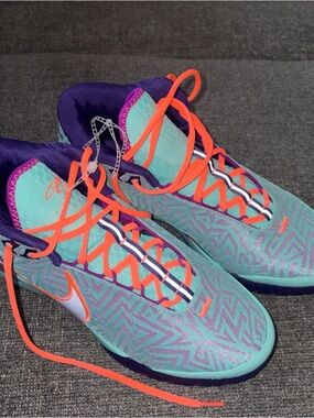 New Nike LeBron NXXT Hyper Men's Athletic Shoes in Teal, Purple & Orange Sz:11.5